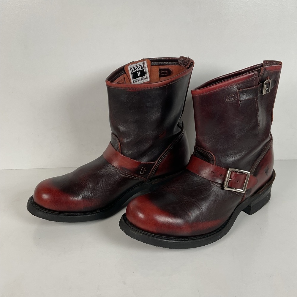 Frye 8r Whiskey Harness Boots | Retired Style | USA Made | Women’s 8.5 M - Picture 1 of 16